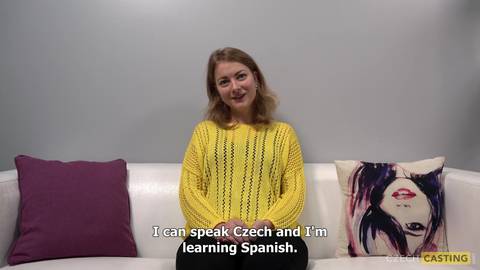 Masturbation en solo dans un Casting porno soft