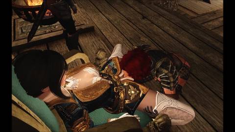 Uncensored hentai avec une belle rousse